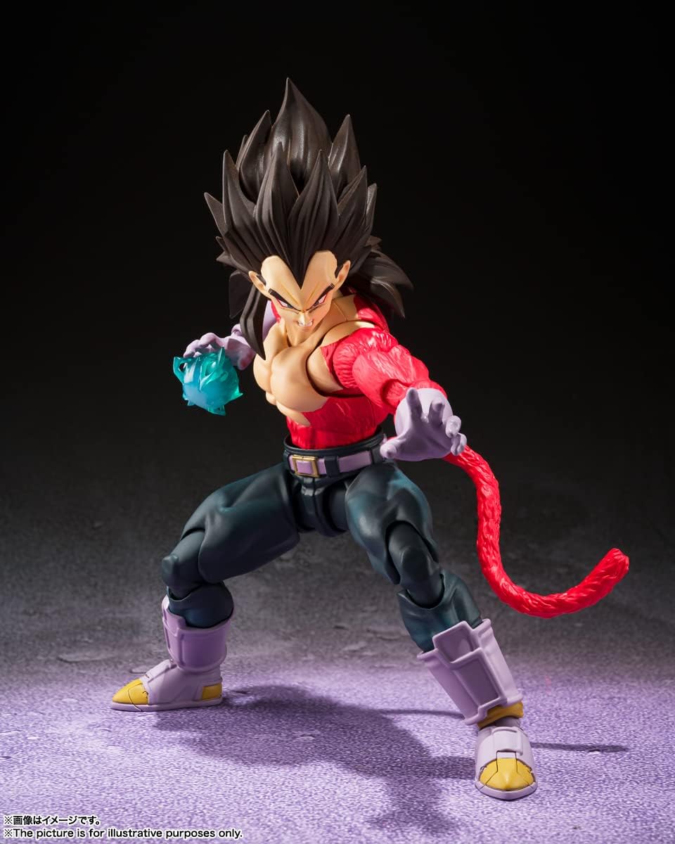 TAMASHII NATIONS - Dragon Ball GT - Super Saiyan 4 Vegeta, Bandai Spirits S.H.Figuarts Action Figure