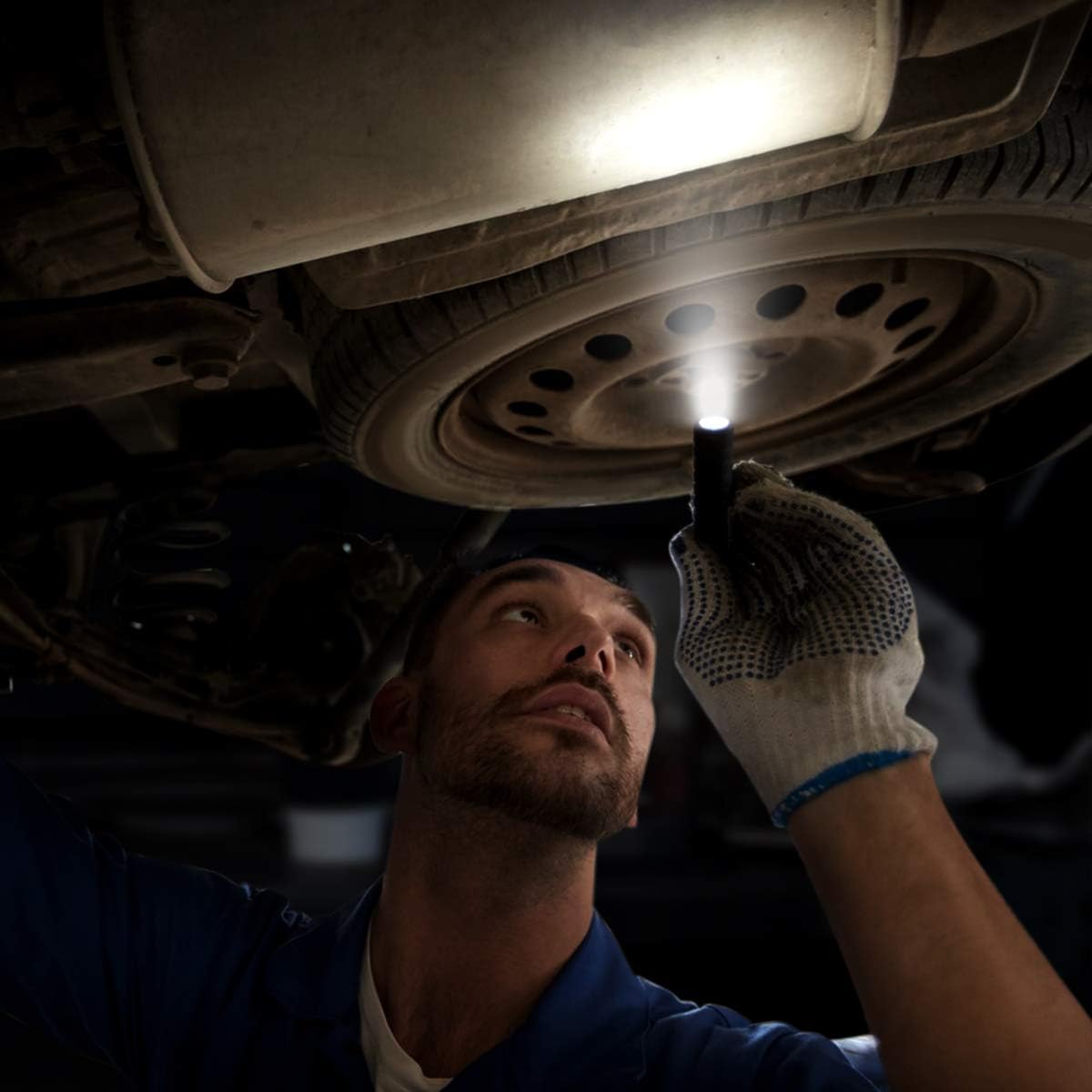 LE LED Pen Flashlights, Lightweight, Mini, Waterproof Pocket Flashlight with Clip, 2 Pack Small Flashlights for Inspection, Work, Emergency