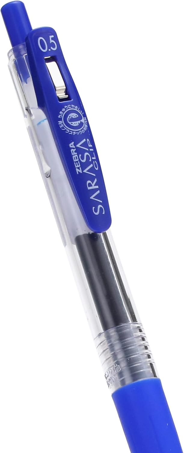 ZEBRA Sarasa Clip Pen 0.5 mm, Blue (JJ15-BL)