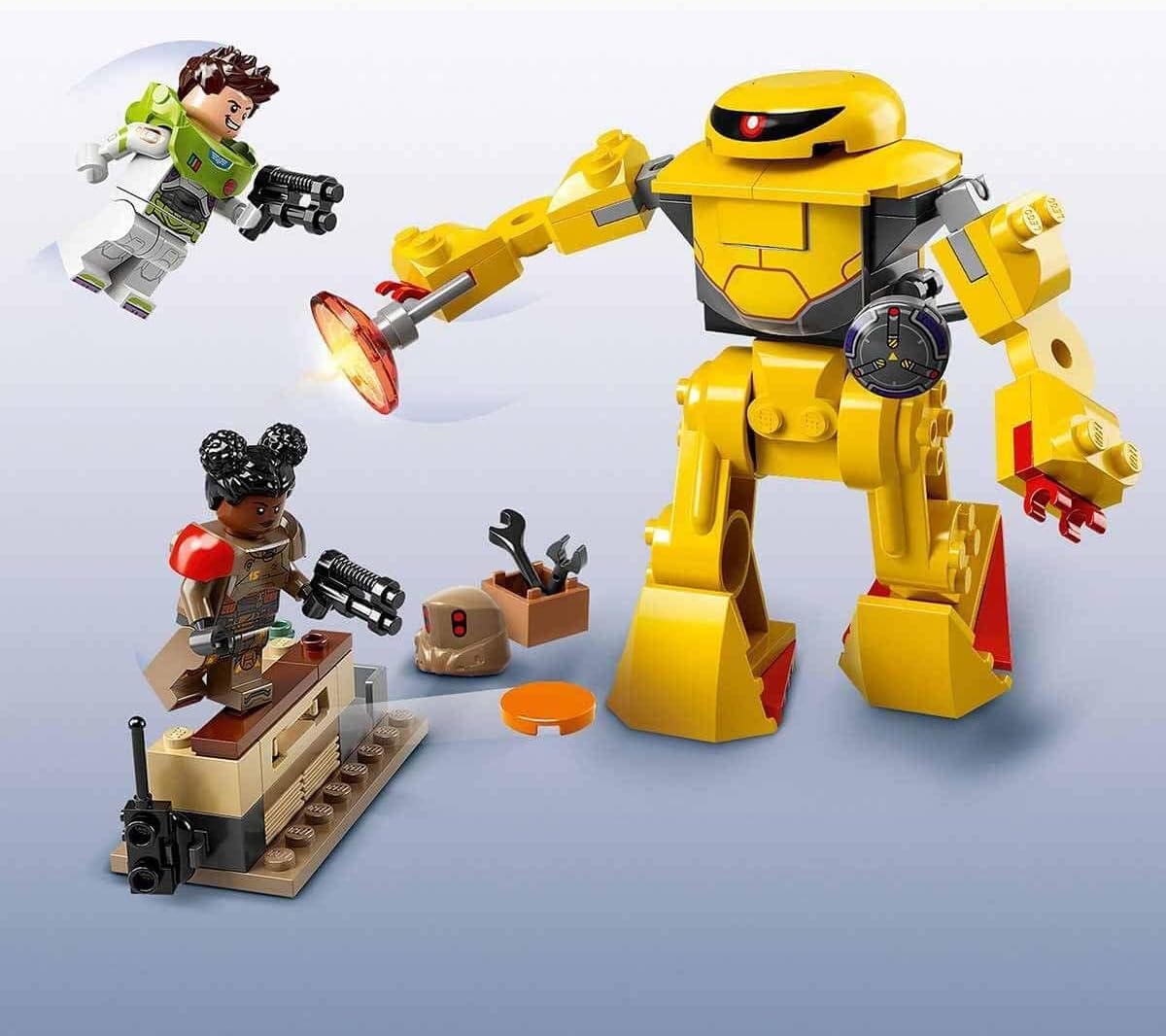 LEGO 76830 Disney and Pixar's Lightyear Zyclops Chase Space Robot Building Toy for Kids Ages 4+ with Mech Figure and Buzz Figure