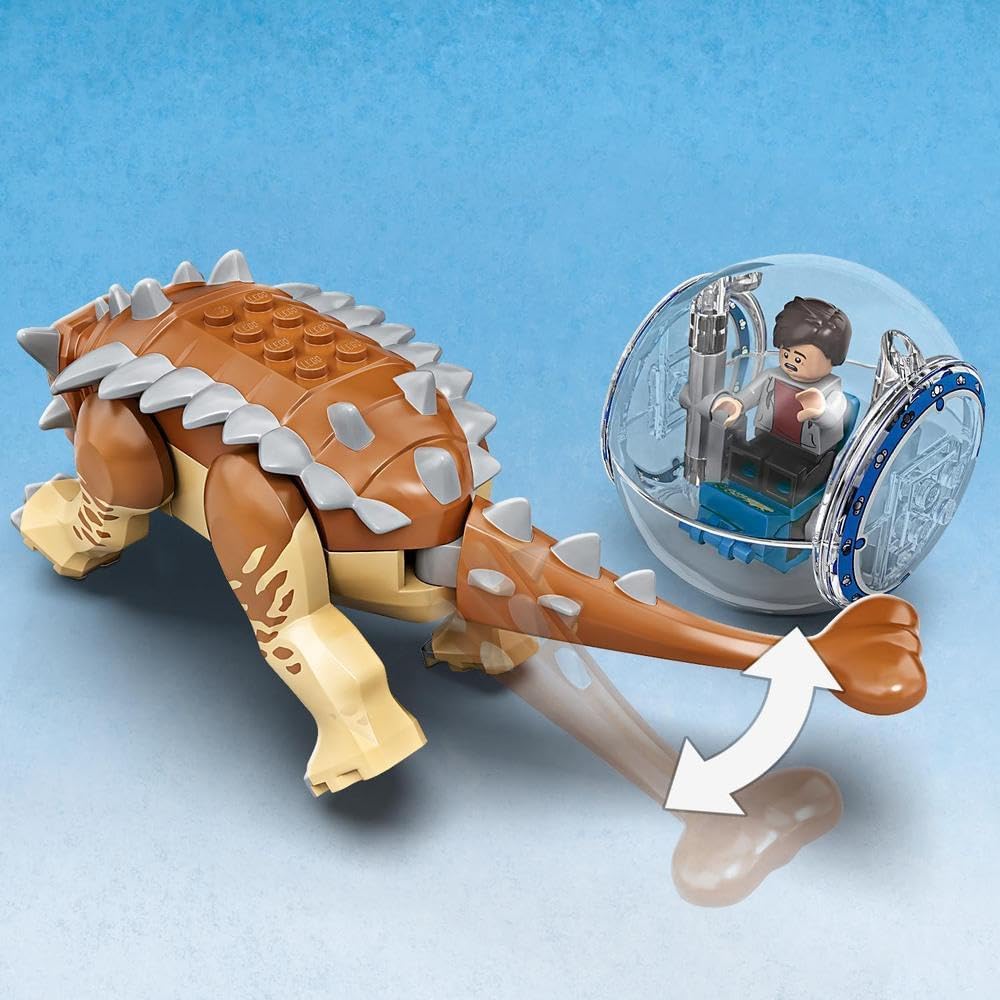 LEGO 75941 Jurassic World Indominus Rex vs. Ankylosaurus Dinosaurs Set with Gyrosphere