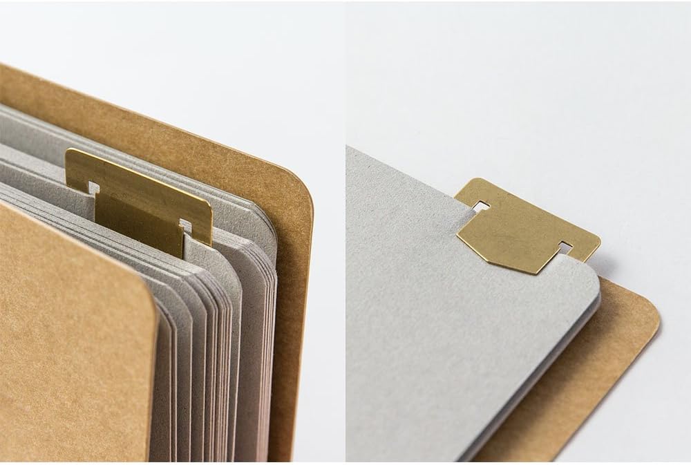 Midori Brass Template Bookmark, Number (42168006)