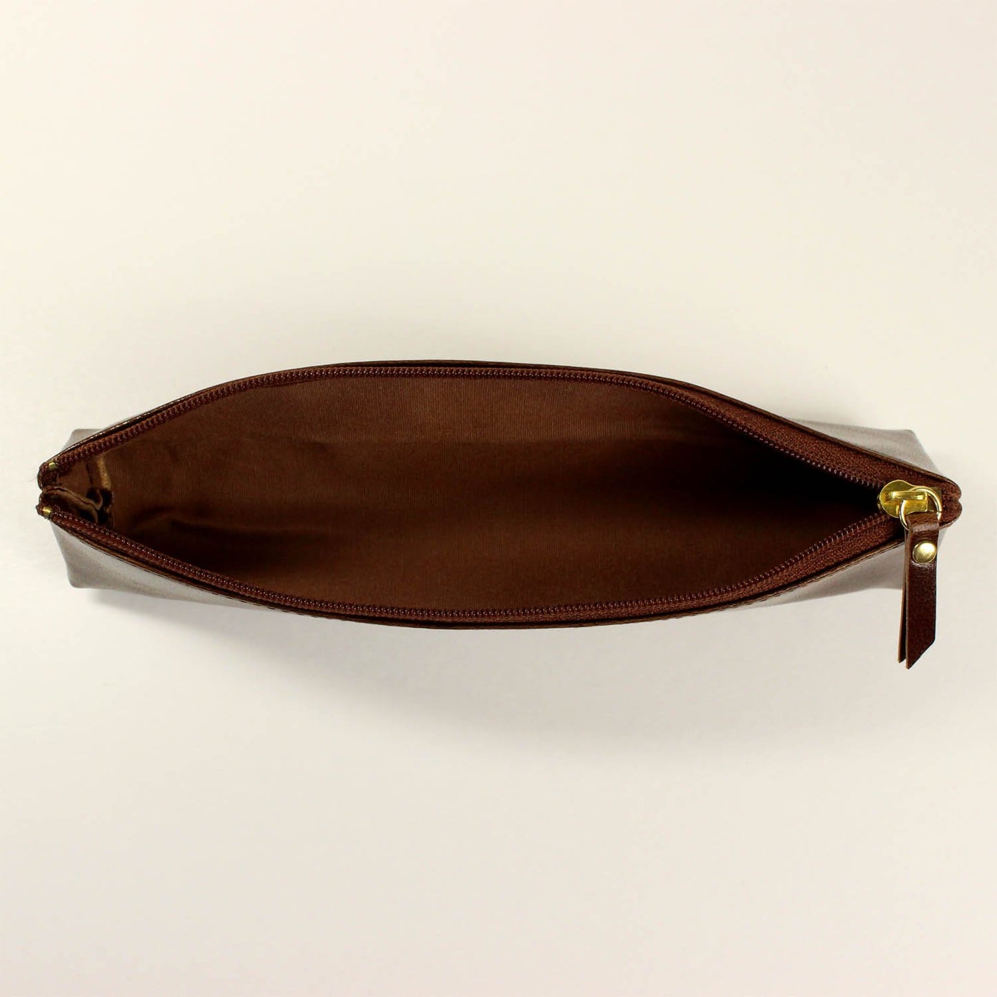 Raymay Fujii FD81C Gloire Pencil Case, Triangle Type, Brown