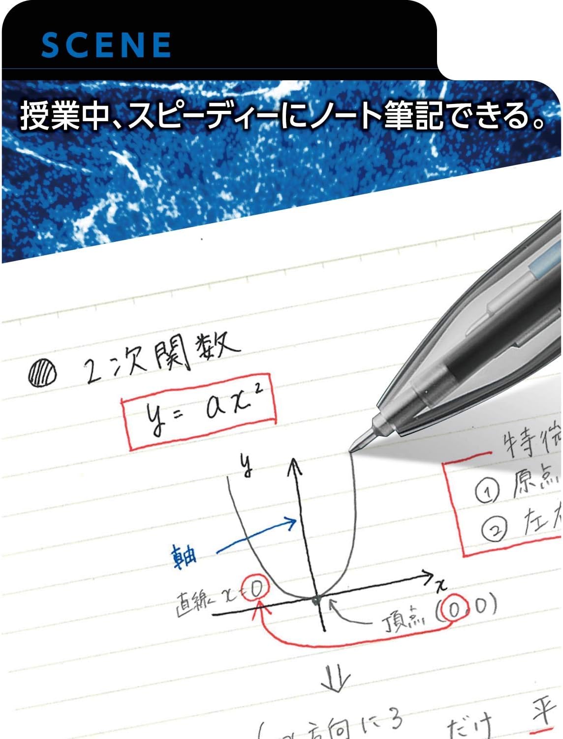 Pentel BGH5MBR3 5-Color Ballpoint Pen, iPlus, Black Edition, Black