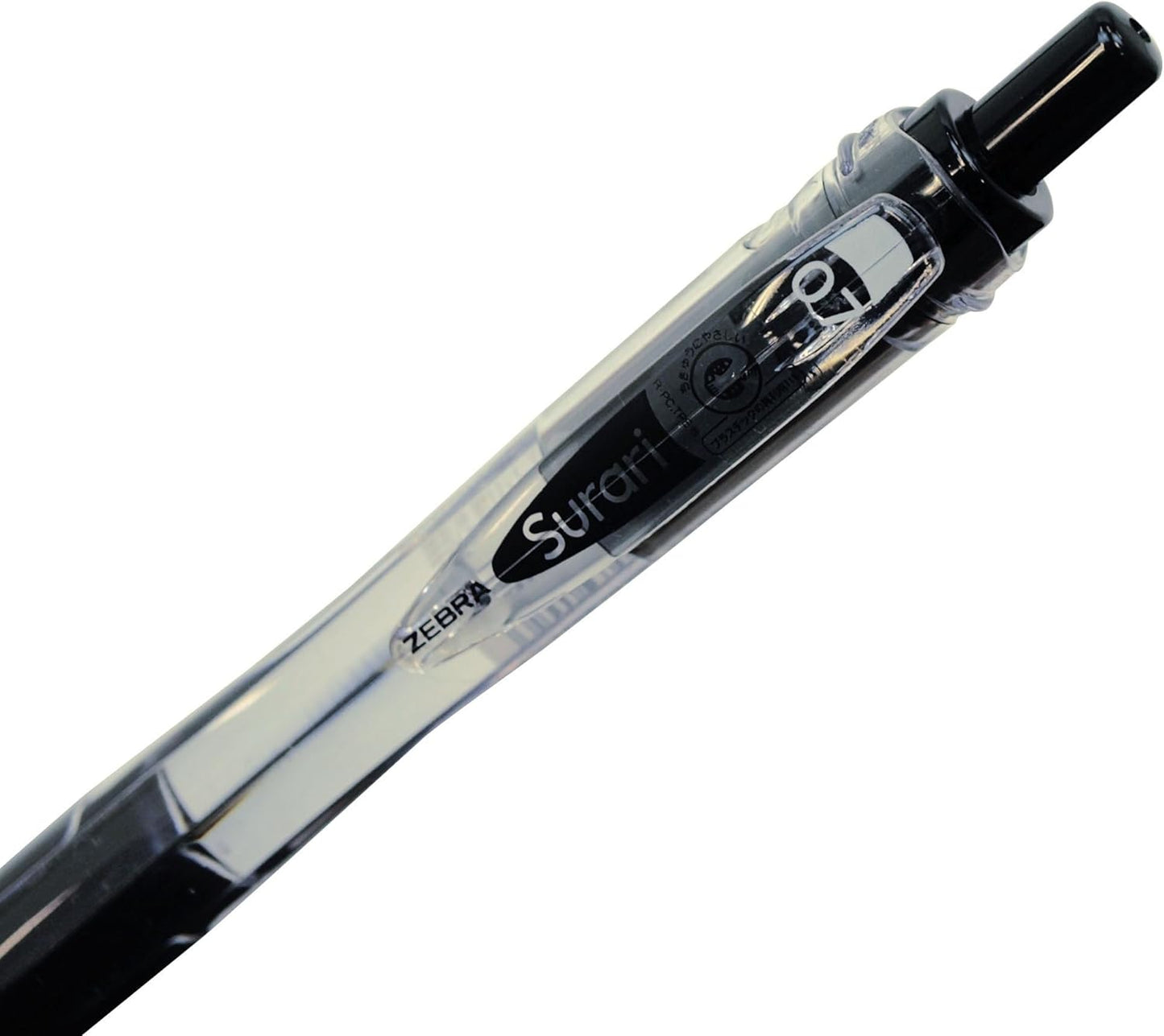ZEBRA Surari Emulsion Ink Pen - 0.7 mm - Dark Black Body - Black Ink