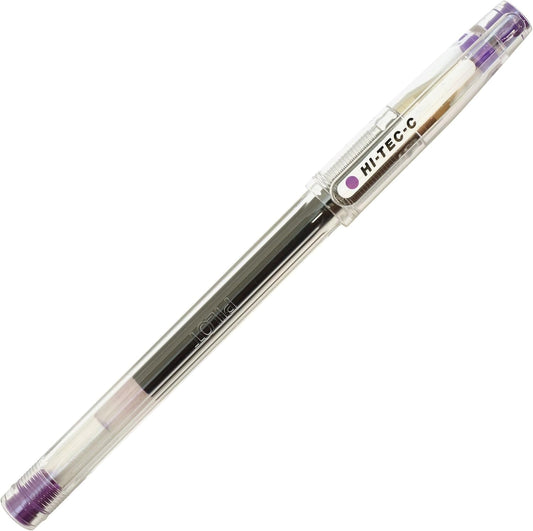 PILOT Gel Ballpoint Pen, HI-Tec-C 03, Extra Fine, Violet (LH-20C3-V)