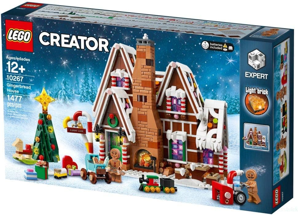 LEGO Creator Expert Gingerbread House 10267 Building Kit (1,477 Pieces)