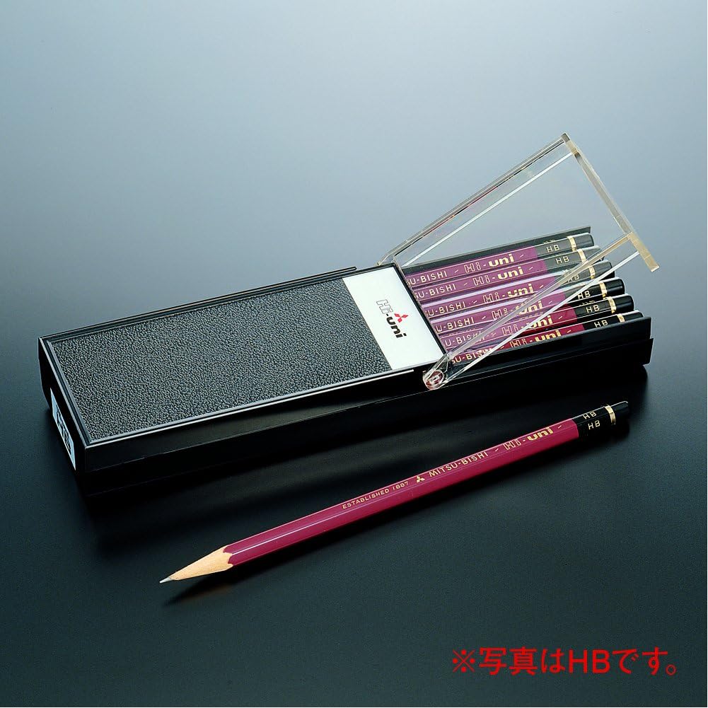 Uni Hi Wooden Pencil - B - Box of 12 (HUB)