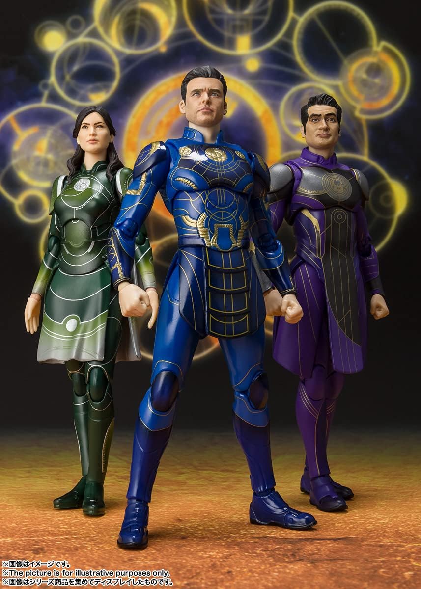 Bandai Spirits S.H. Figuarts Marvel Eternal Ecaris, Approx. 5.9 inches (150 mm), PVC & ABS Painted Action Figure