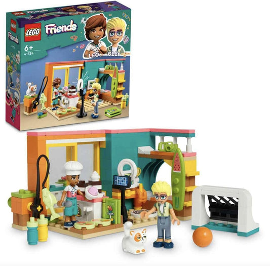 LEGO Friends Leo Room 41754 Toy Blocks, Present, Pretend Play, Home, Girls, Ages 6 and Up