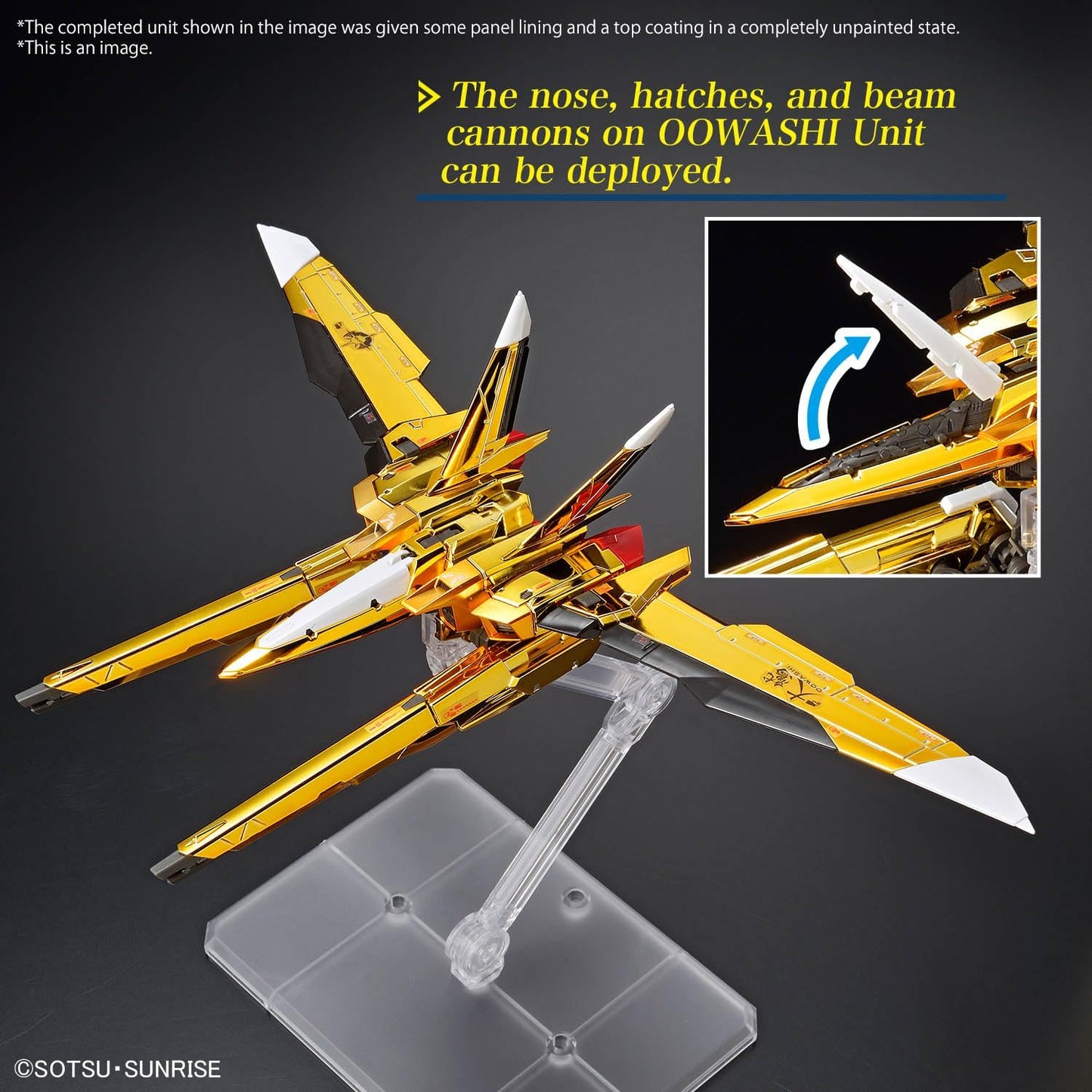 Bandai Hobby - Mobile Suit Gundam Seed Destiny - #41 Akatsuki Gundam Oowashi Unit RG 1/144 Model Kit