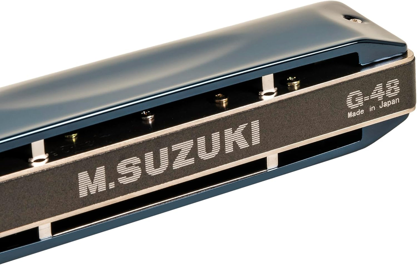 Other Gregoire Maret Harmonica, Dark Blue on Brass (G-48-C)