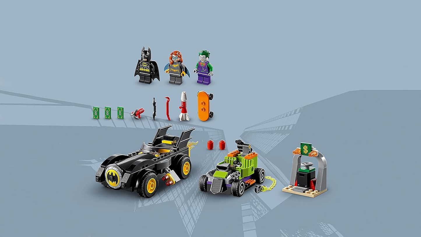LEGO 76180 Super Heroes Batman vs The Joker: Batmobile Race & Hot Rod, Car Toy, Superhero, for Kids 4+