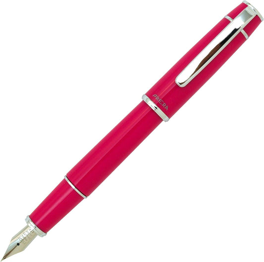 PILOT Prera Fine-Nib Vivid Pink Body Fountain Pen (FPR-3SR-VP-F)