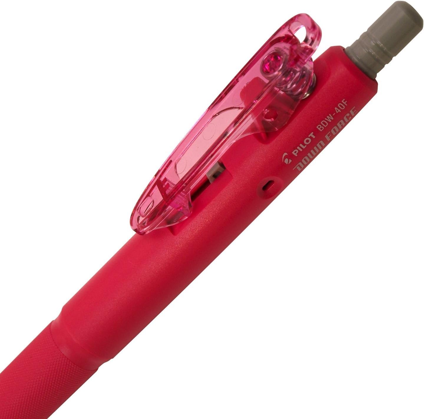 PILOT Down Force Ballpoint Pen, 0.7 mm, Orange Body, Black Ink (BDW-40F-O)