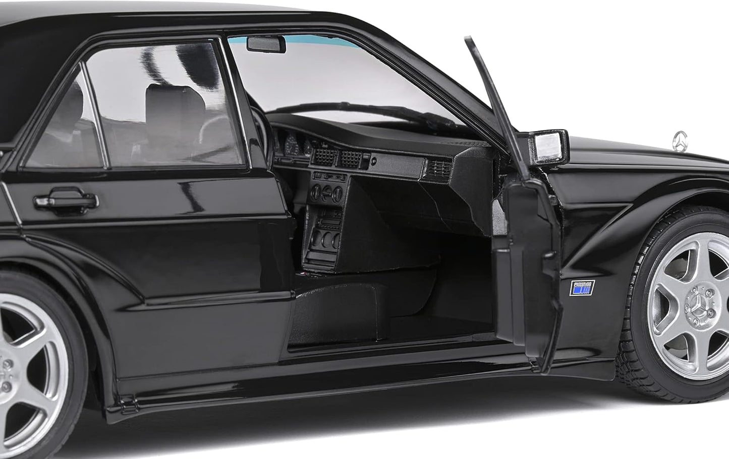 Solido 1990 Mercedes-Benz 190 Evo II W201 Black 1:18