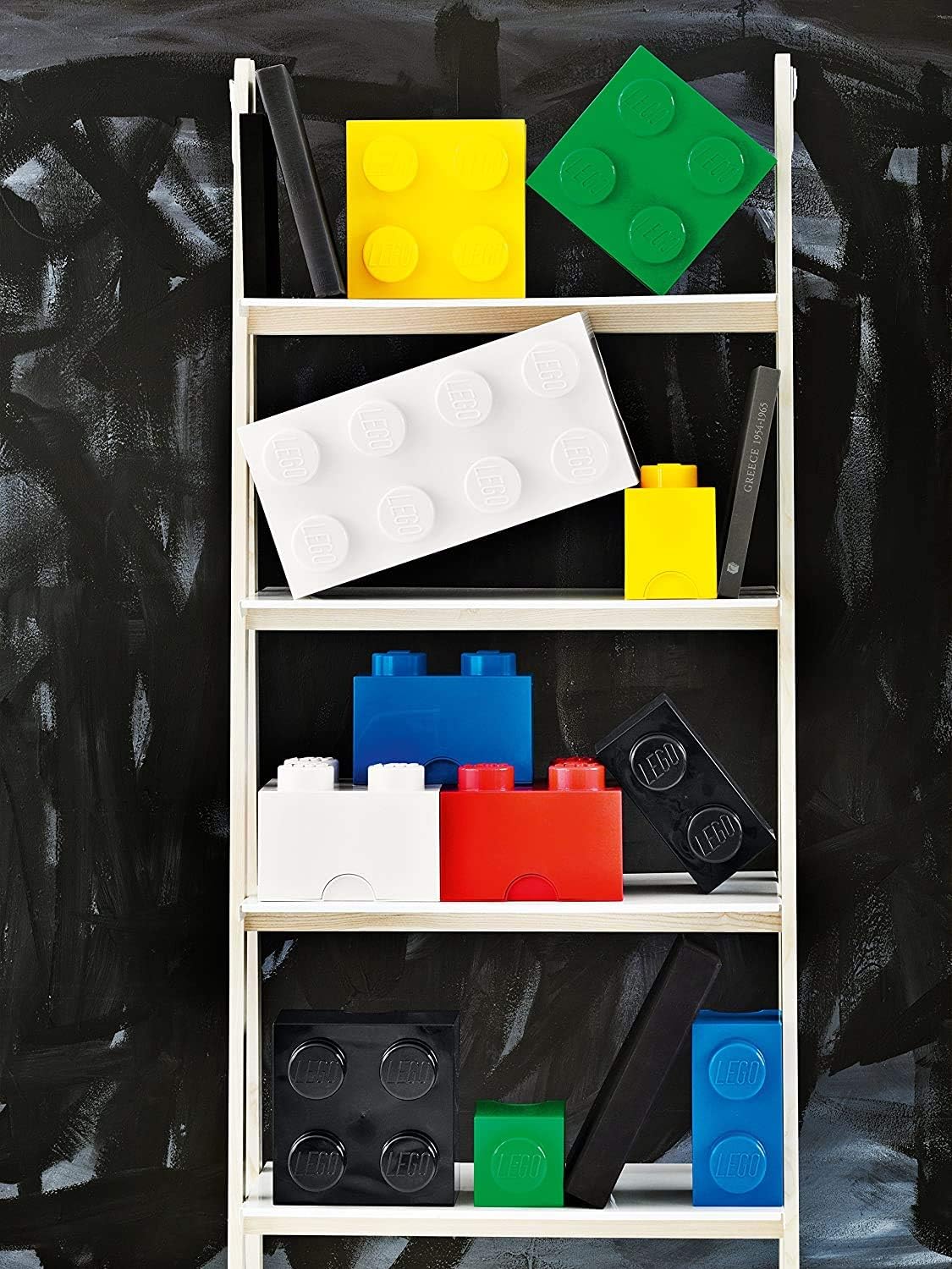 LEGO Storage Box Brick 4 Bright Red