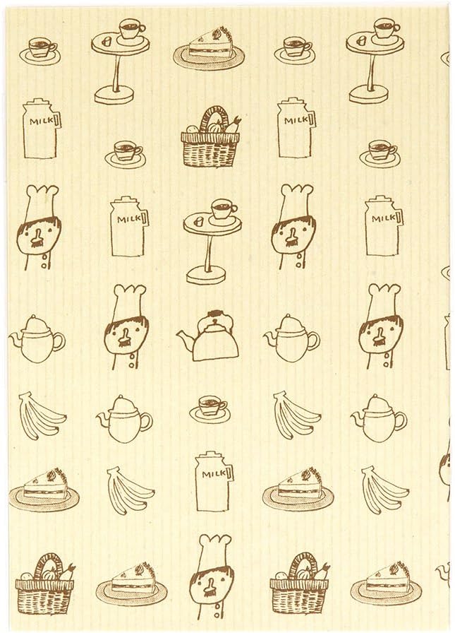 DESIGNPHIL 12266006 Household Account Book, A5 Monthly + Week, Cook Pattern