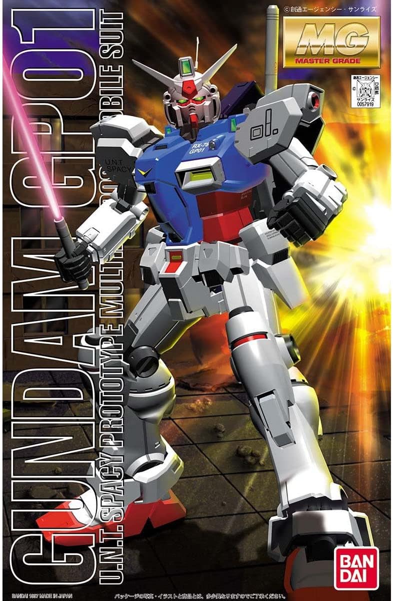 BANDAI NAMCO Entertainment MG Mobile Suit Gundam 0083 Stardust Memory RX-78GP01 Gundam GP01 1/100 Scale Color Coded Plastic Model