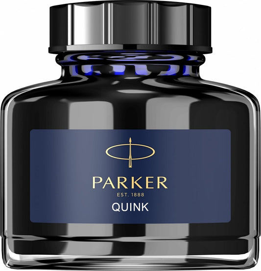 PARKER QUINK Ink Bottle, Blue-Black, 57 ml