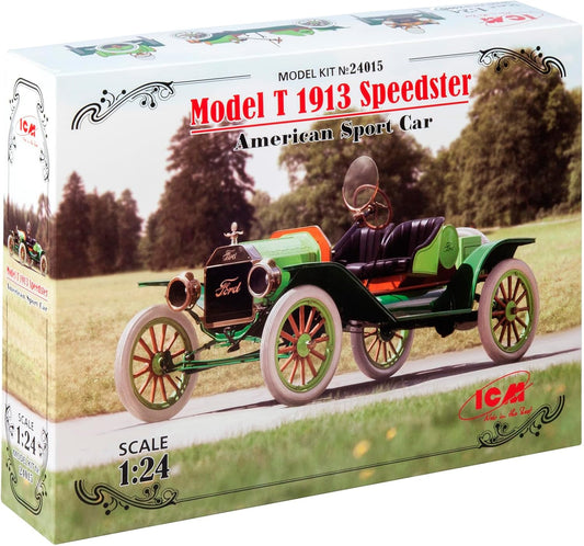 ICM ICM24015 1:24-Model T 1913 Speedster, US Sports Car