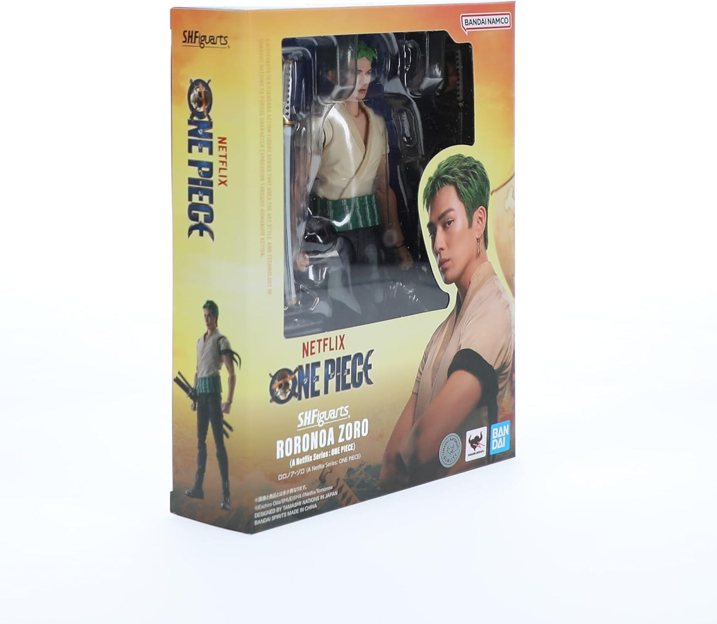 TAMASHII NATIONS - A Netflix Series: One Piece - Roronoa Zoro, Bandai Spirits S.H.Figuarts Action Figure