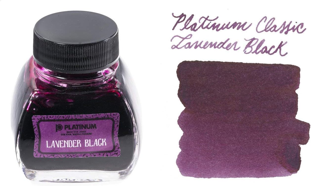 PLATINUM Classic Ink 60ml Lavender Black, INKK-2000 86