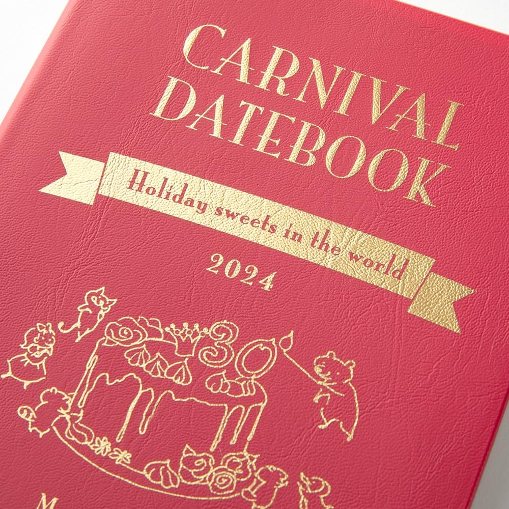 Midori Pocket Diary 22256006 Weekly Planner, 2024, B6, Cat Pattern, Starts January 2024 (Ojisan Print)