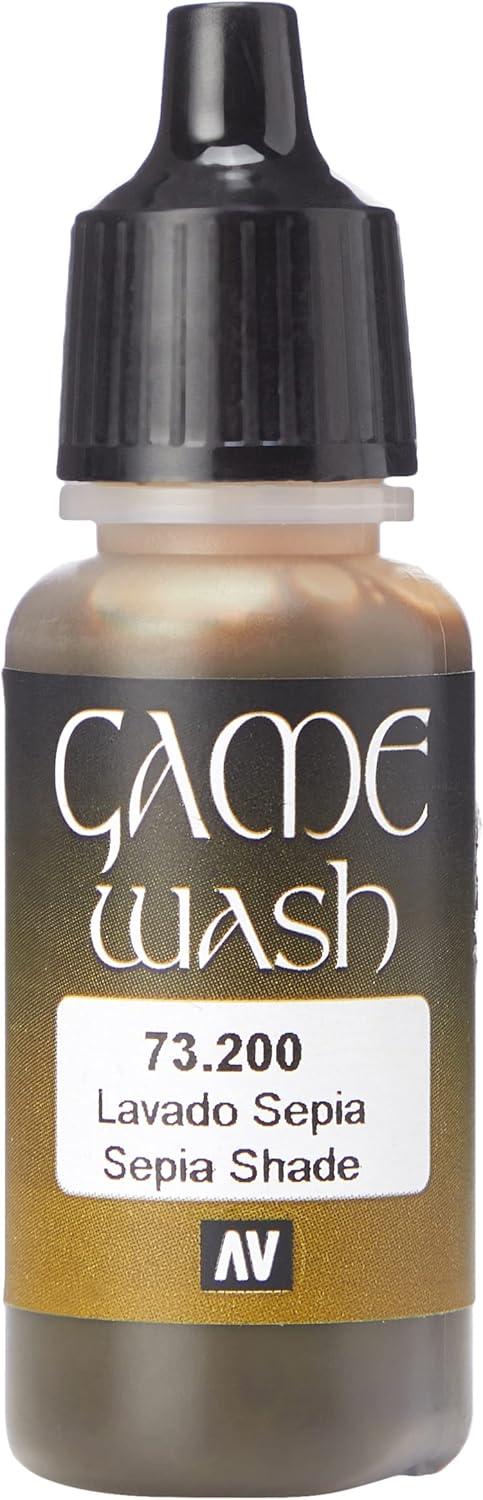 Vallejo Sepia Wash, 0.57 Fl Oz (Pack of 1) (VJ73200)