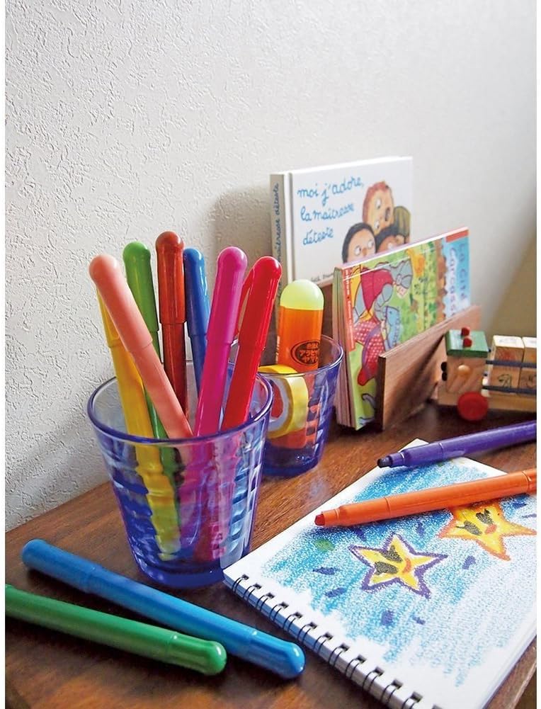 Yamato Colorix Silky Twister Crayons, CLST-24, 24 Colors