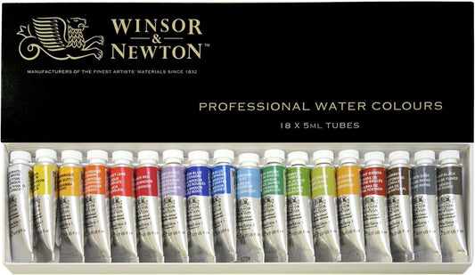 Windsor & Newton Artists Water 5ML tube 18C set (japan import)