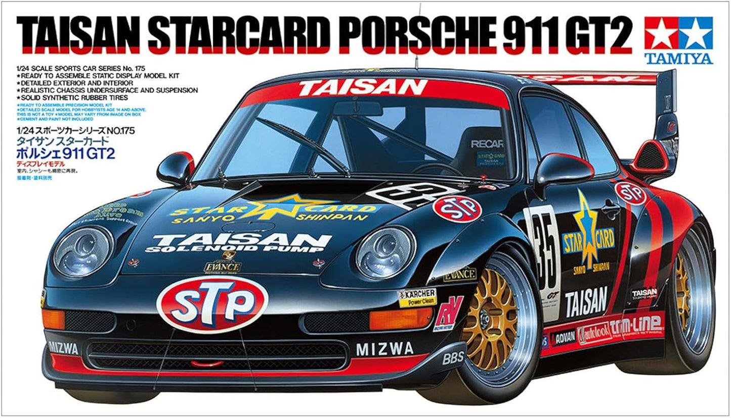 Tamiya 1: 24 300024175 Taisan Star Card Porsche 911Gt2 1995