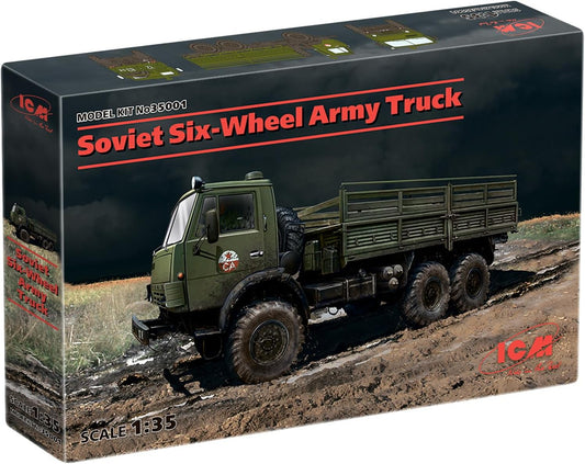 ICM Models 1/35 Soviet Six-Wheel Army Truck Model Kit