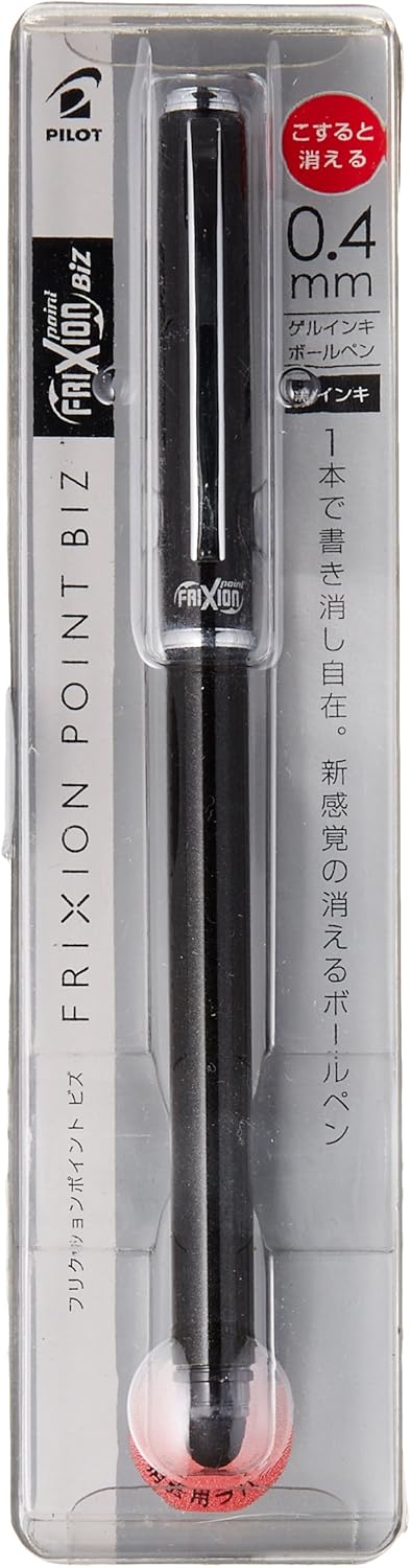 PILOT Ballpoint Pen, Frixion Point Biz, Black (LF-2SP4-B)