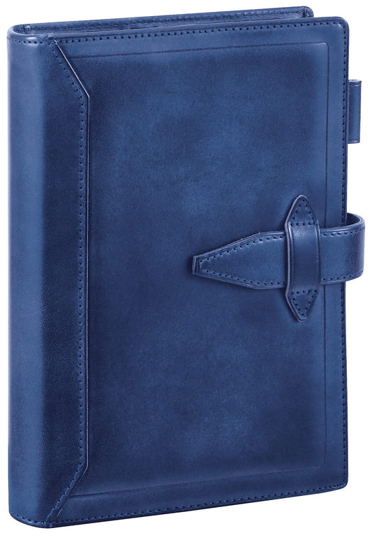 Raymay Fujii DB3014A Da Vinci Loroma Classic Bible Personal Notebook, Blue