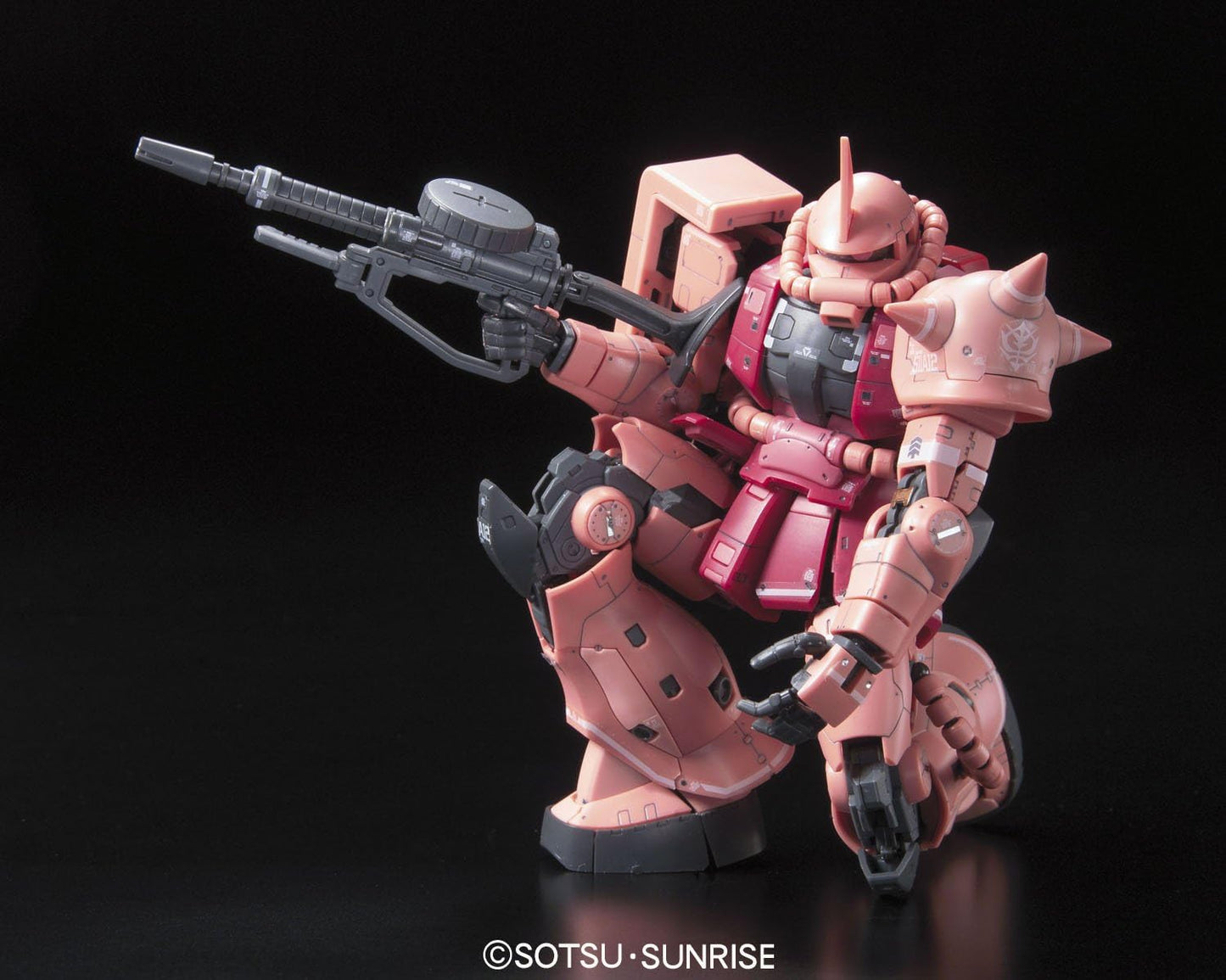 Bandai Hobby - Mobile Suit Gundam - #2 MS-06S Char's Zaku II, Spirits RG 1/144 Model Kit