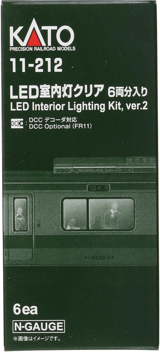 Kato USA, Inc. N Passenger Car Light Kit, White LED (6), KAT11212