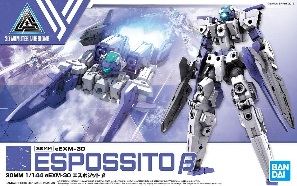 BANDAI SPIRITS eEXM-30 1/144 Scale EEXM-30 Esposit Beta 1/144 Scale Color-cod