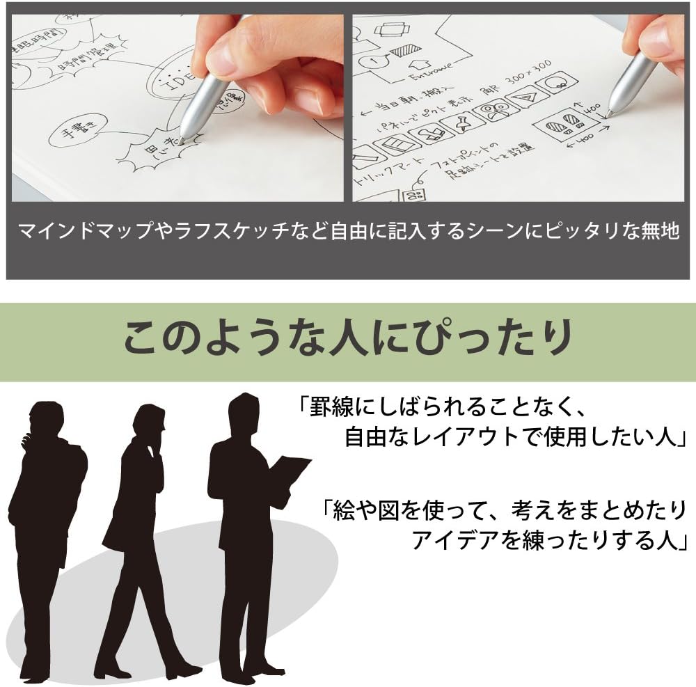 Kokuyo campus Twin Ring Notebook plain 40 sheets A4 scan -T223W-M