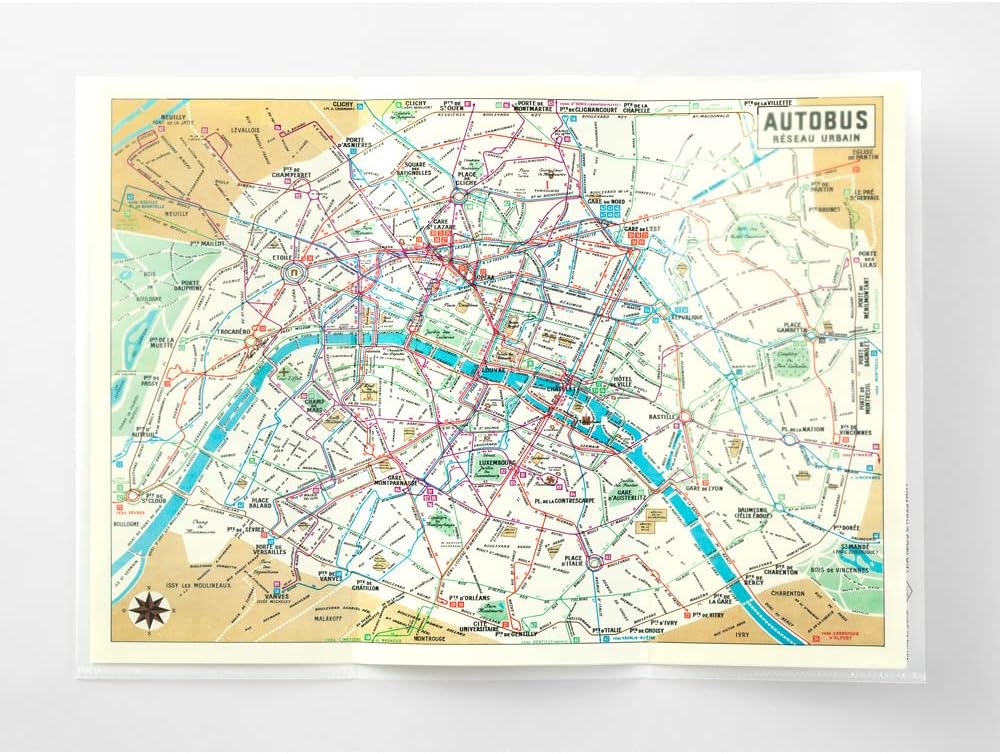 Traveler's Notebook Refills Tri-Fold Clear Holder, 3 Pack, Regular Size, 14403006