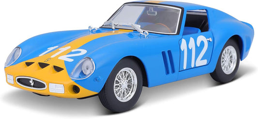Bburago 1962 Ferrari 250 GTO 1: 24 Scale Die-cast Model, Blue
