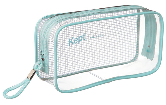 Kept Raymay Fujii KPF9021GM Pencil Case, Clear Pen Pouch, Grayish Green