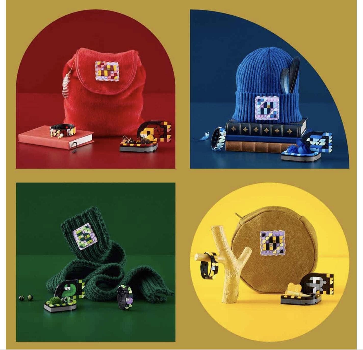 LEGO Dots Hogwarts (TM) Designer Kit 41811 Toy Blocks, Present, Fantasy Gems, Crafts, Boys, Girls, Ages 8 and Up