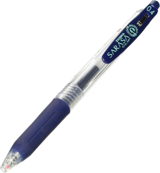 ZEBRA Sarasa Clip Pen 0.4, Blue Black (JJS15-FB)