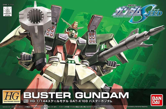 Bandai Hobby R03 Buster Gundam HG 1/144 Scale Model Kit