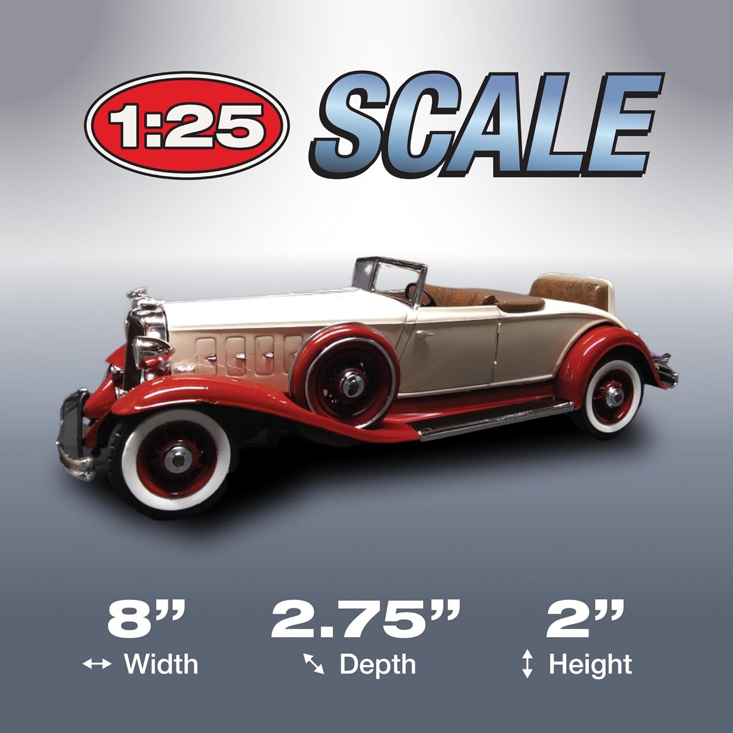 MPC 1932 Chrysler Imperial Gangbusters 1:25 Scale Model Kit