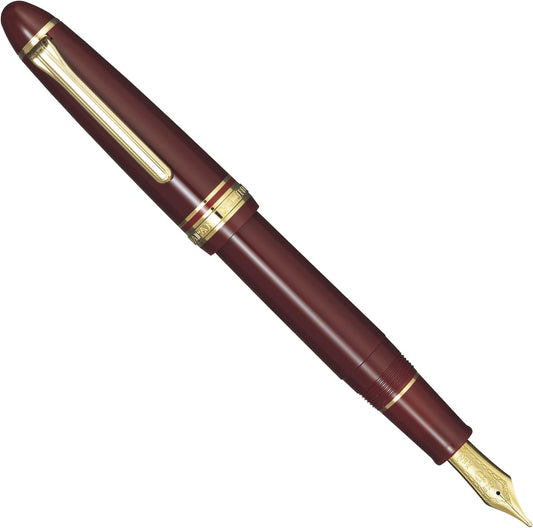 Sailor 1911 Large Lefty Series Fountain Pen, Brown, Gold, 11-2023-432 - F