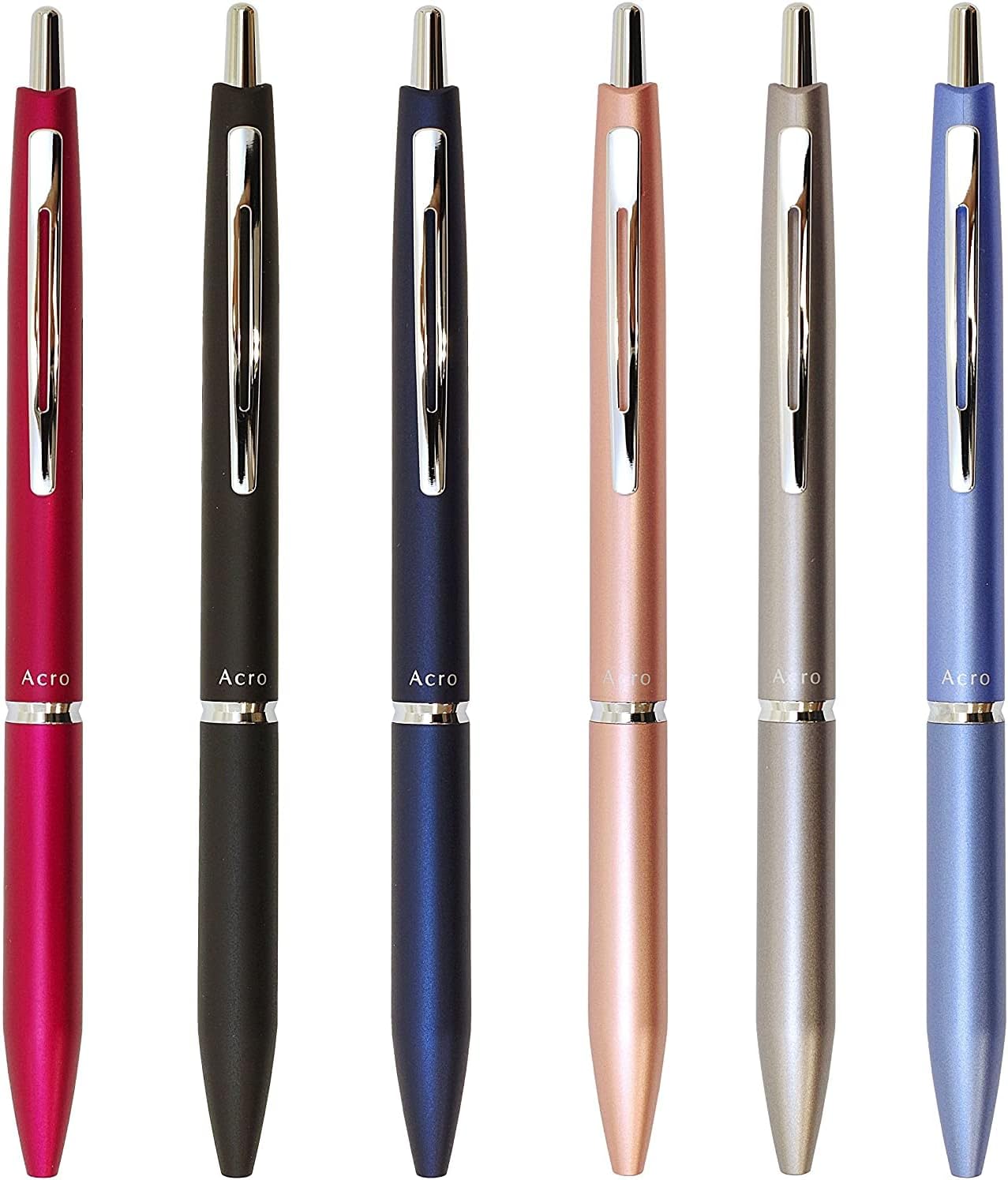 PILOT Oil Based Ballpoint Pen, Acro 1000 Pack, 0.5mm, Metallic Red, BAC-1SEF-MR