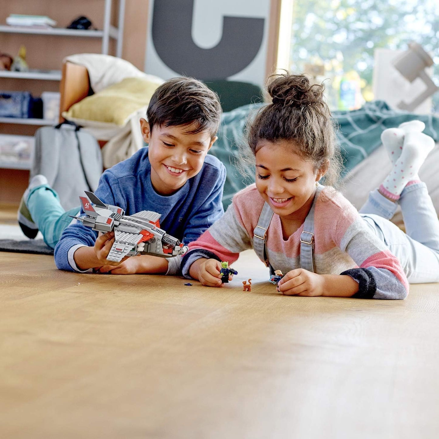 Lego Captain Marvel and The Skrull Attack Set building toy Marvel Super Heroes