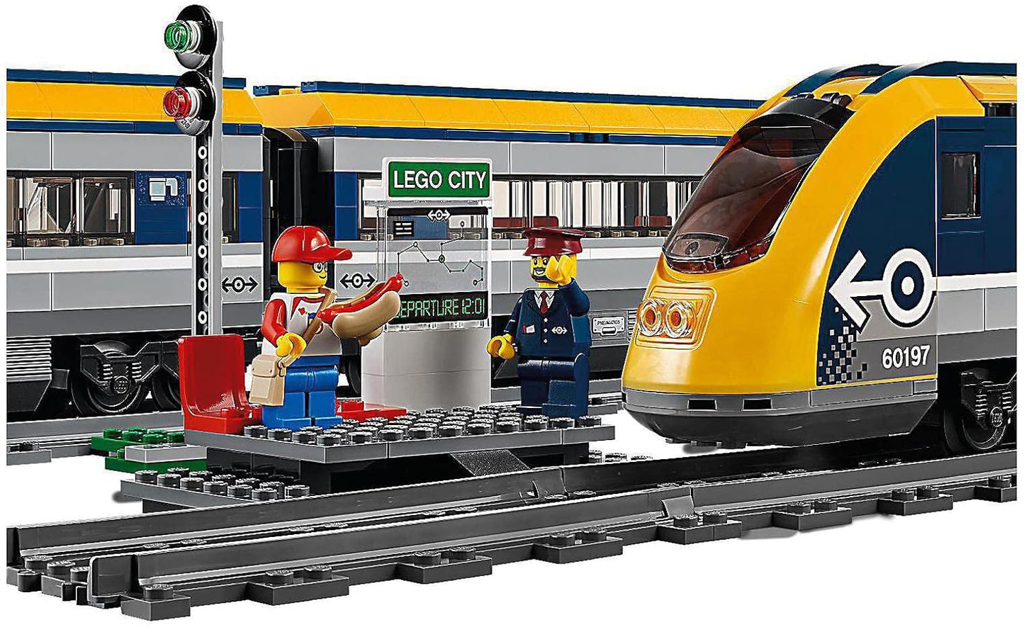 City Passenger Rc Train Toy, Construction Track Set for Kids